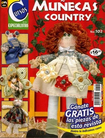 Munecas contry № 102 - Журнал по пошиву кукол с выкройками